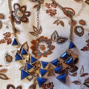 Blue Statement Necklace